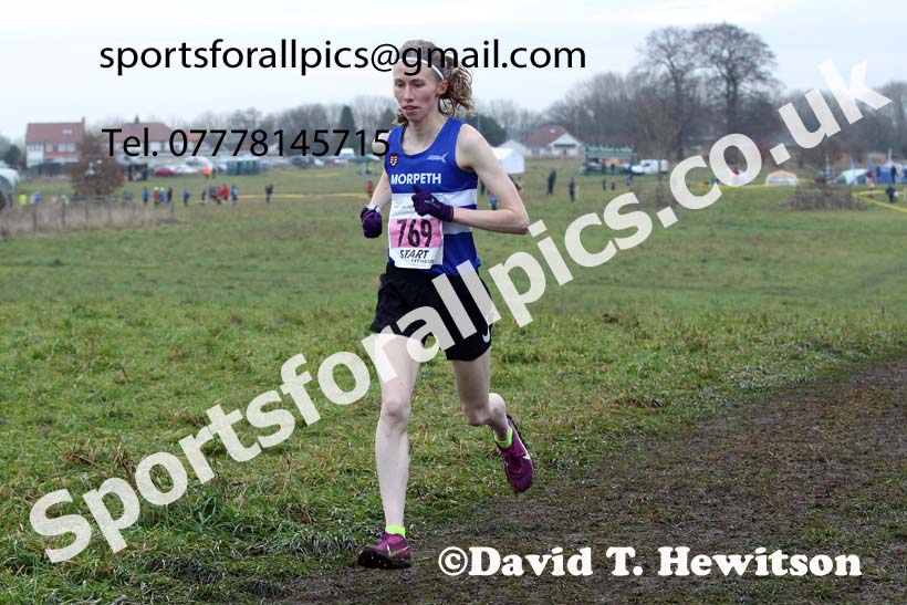 Senior women, 2021 North Eastern Cross Country Championships, Sedgefield. Photo: David T. Hewitson/Sports for All Pics